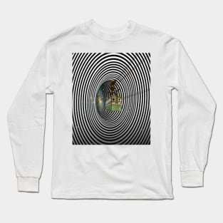 Coming out collage art Long Sleeve T-Shirt